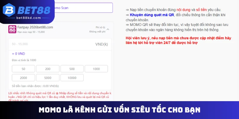 Momo là kênh gửi vốn siêu tốc cho bạn