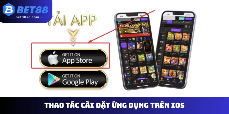 Thao tác cài đặt ứng dụng trên iOS