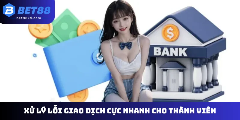 Xử lý lỗi giao dịch cực nhanh cho thành viên